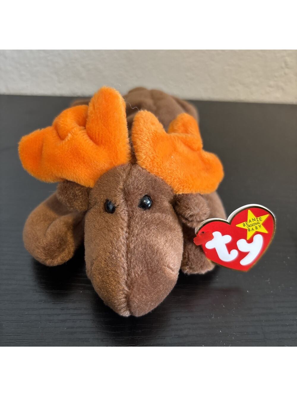 TY Beanie Baby Chocolate the Moose - DOB April 27, 1993